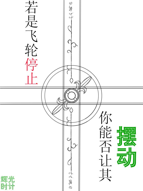 若是飛輪停止，你能否讓其擺動？