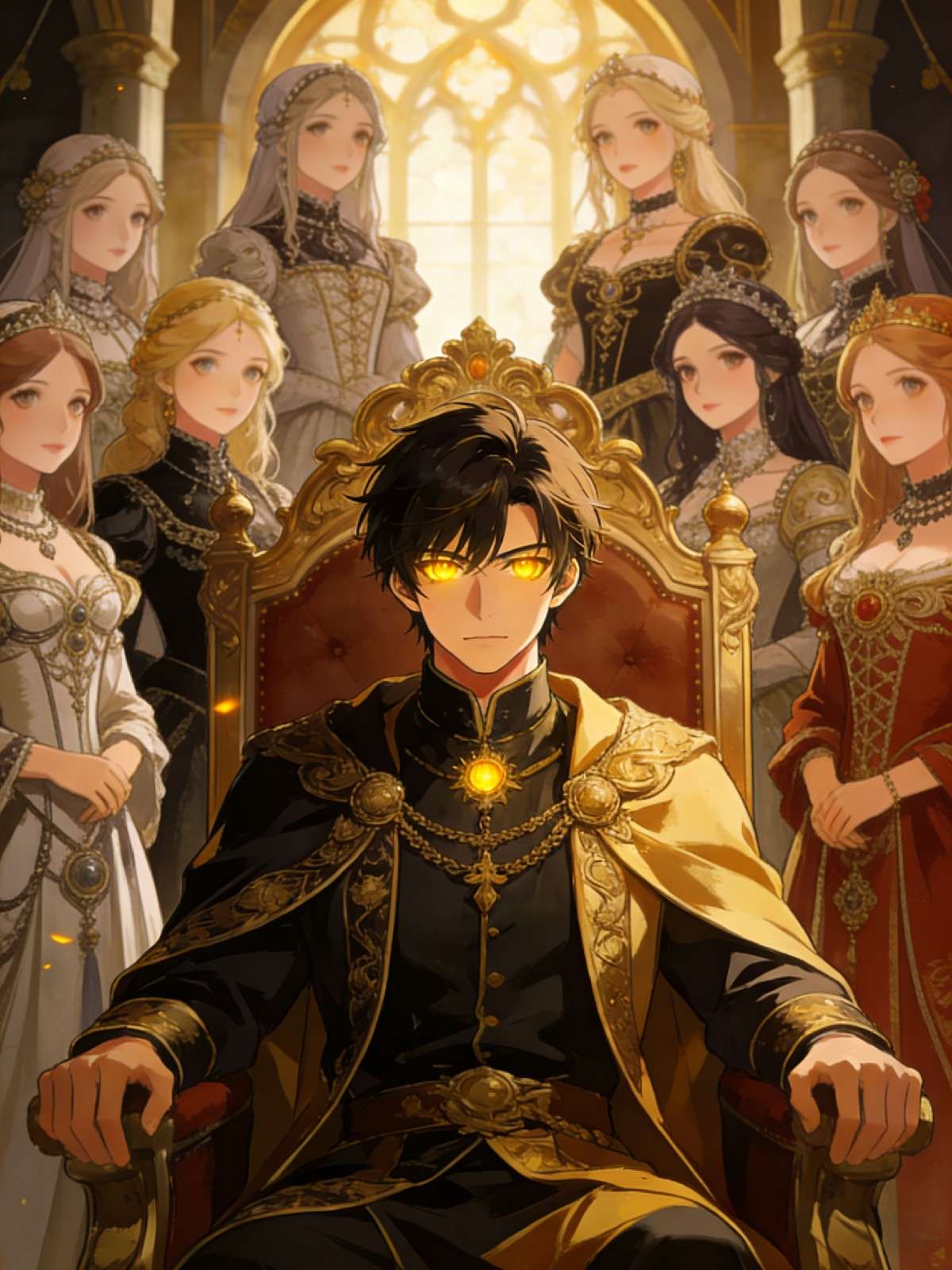 点燃黄金瞳后，她们献上忠诚